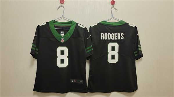 Women's New York Jets #8 Aaron Rodgers Black Vapor Stitched Jersey,We sell and wholesale Women's New York Jets #8 Aaron Rodgers Black Vapor Stitched Jersey on line form chian!